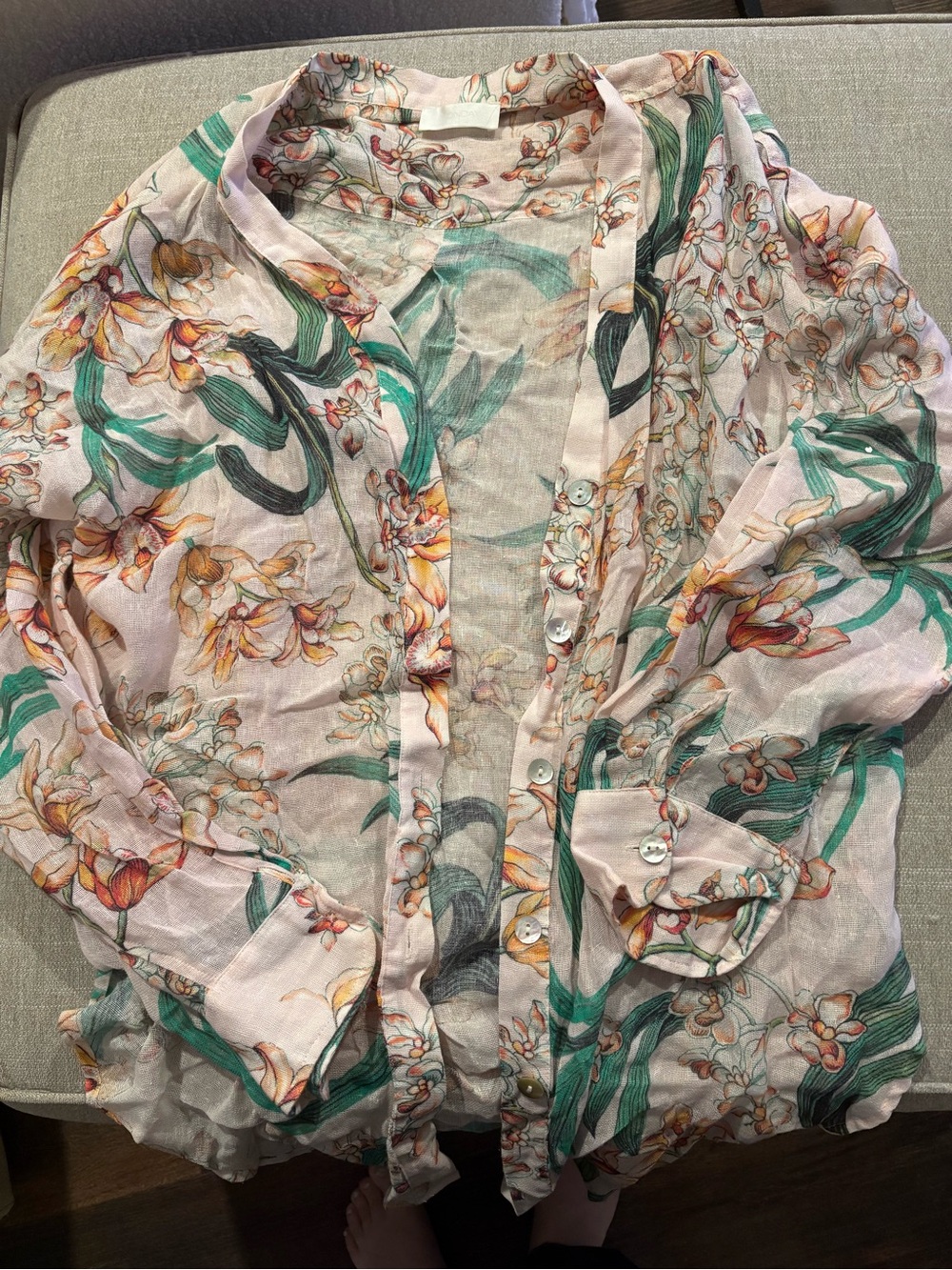Barcelona Tunic - Peach Floral Monday swimwear